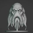 figurine_head_1.jpg FREE Cthulhu Head - Lovecraft Creature - Cosmic Sculpture- Bust