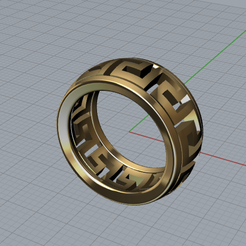 anillo3d.png Gold Resin Geometry Design Ring