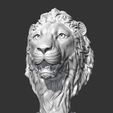 02.png Lion Head AM01 3D print model