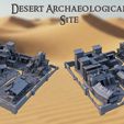 Desert-archaeological-Site-2p.jpg Archäologische Stätte in der Wüste 28 mm Tabletop Terrain