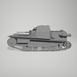 1.png STL file WWII Carro Armato L3/33 1/35・3D printable design to download, 3D-CENSORED