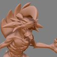 8.png Pokemon Lycanroc Midnight - Fan Art - Figure 3D print model 3D print model