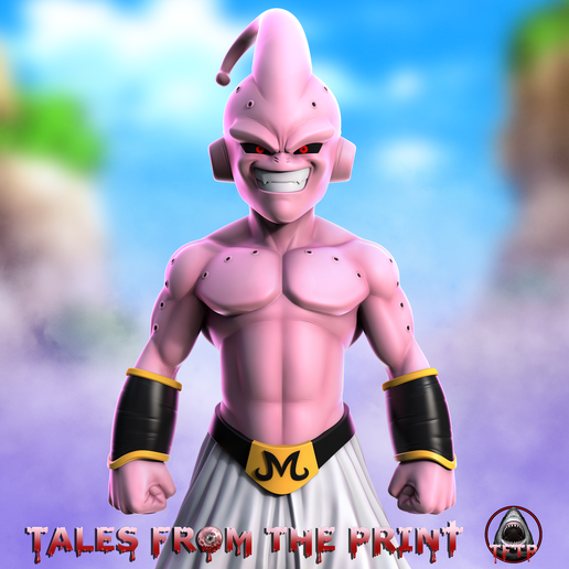 Kid buu - Majin buu - Boubou - boo Dragon Ball Z One part and multipart versions High quality by Tales From The Print. 3D model