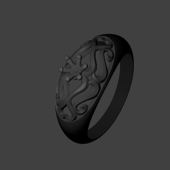 Solitaire ring.png 3D-Datei Solitaire Ring kostenlos・Objekt zum Herunterladen und Drucken in 3D