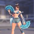 Full-Body-Ref.jpg Overwatch | Anran Zhuque Fans | Summer Skin | #BEACHXCULTS