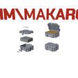 COL_46_918_20a.png AMMO BOX 9x18 Makarov AMMUNITION STORAGE 9x18mm CRATE ORGANIZER