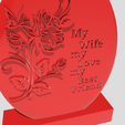 Shapr-Image-2024-03-27-094538.png My Wife, My Love, My Best Friend Plaque, decor stand, rose and butterfly,engagement gift, proposal, wedding, Valentine's Day gift, anniversary gift