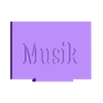 2-38 Musik .stl Plates for USB Organizer ( EN )