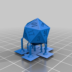 D20_with_Supports.png Бесплатный STL файл D20 с утопленными торцами・План 3D-печати для скачивания