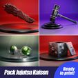 TemplateCults_JJK_Pack02.jpg Jujutsu Kaisen Pack Items Cosplay or Collection Ready to print
