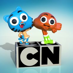 Free STL file Gumball from The Amazing World of Gumball 🗺️・3D printer  design to download・Cults
