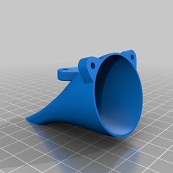 TAHfan15.png Wanhao Duplicator i3 fan duct for 30 mm and 40 mm axial fans.
