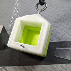 41818c18-d17b-4b9a-9e04-6e635870f58b.jpg Free 3D file Tungsten Cube Rope Weight・3D printer design to download