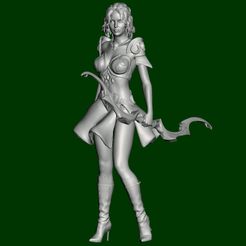 Human girl sagitarus - 1.jpg Télécharger fichier STL gratuit Sagitarus • Objet à imprimer en 3D, xxxxxskynetxxxxx