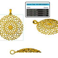 1.png STL file gold war pendant・3D print design to download