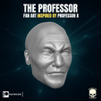 THE PROFESSOR FAN ART INSPIRED BY PROFESSOR X The Professor, fan art head inspired by Proffesor X