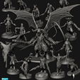 RR op eee Sere Archivo 3D HellBeasts - Demonios・Diseño para descargar y imprimir en 3D
