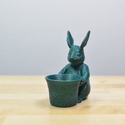 Easter Bunny Toy/Pot/Planter