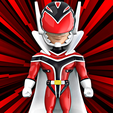 11.png Red Ranger // Go! Go! Loser Ranger! Sentai Daishikkaku  ( FUSION MASHUP COSPLAYERS TOY GACHAPON FIGURE FAN ART COLLECTIBLES ANIME CHIBI )