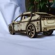 tesla-5.jpg Custom laser cutting plywood laser cut cnc pattern dxf files Tesla-X  for laser cut model 3d