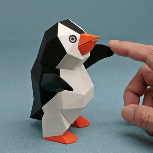 Penguin by the Anchor 3D model