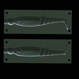 Am-bait-breaking-hoof-15cm-5mm-oci-13mm-nalev-20.png AM bait fish 15cm breaking hoof model / form for predator fishing