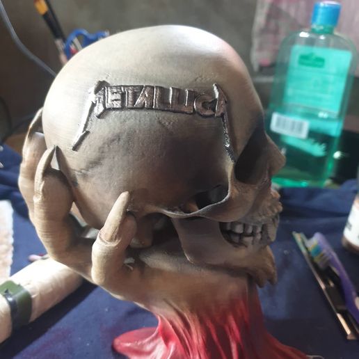 💀 Metallica skull・ STL File for ・Cults