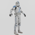 Renders0004.png Clone Trooper 501 St Battalion Star Wars Textured Rigged