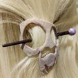 3.jpg Disney Dr. Facillier Shadow Man Skull Hair Clip