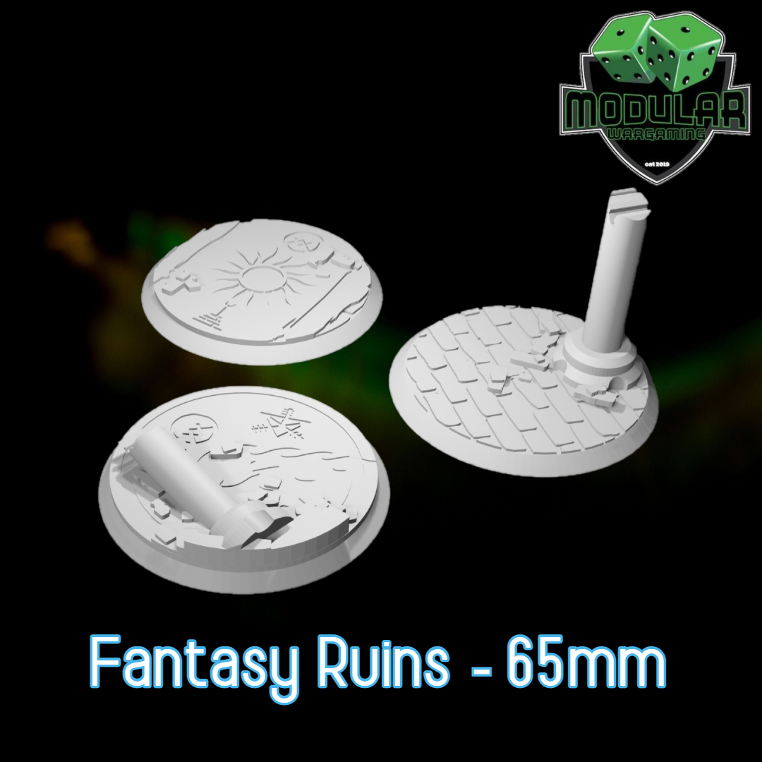 Download file Fantasy Ruins - 65mm Set • 3D printing model ・ Cults