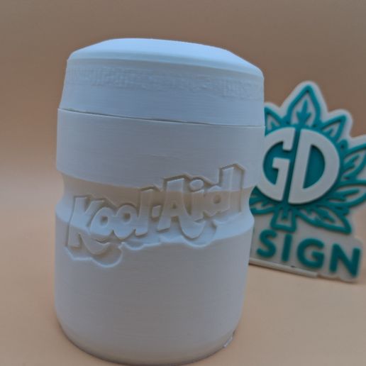 Kool-Aid Drink Mix Container stash Box Weed, Jewelry And Coins