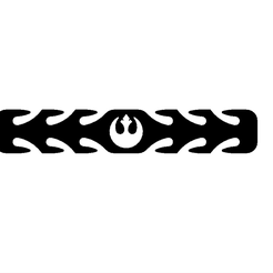 STAR WARS REBEL.png Free STL file Star wars rebel mask ear protector・3D printer model to download