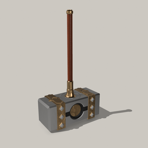 🔨 MTG - Colossus Hammer・Free OBJ File for 3D printing・Cults