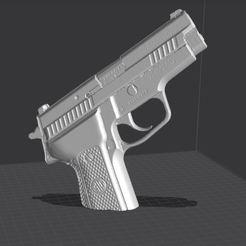2291.png Sig Sauer P229 No rail Real Size 3D Pistol Mold