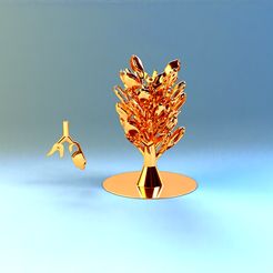 1.jpg STL file Chain clasps tree model for jewelry casting (4x9mm clasp)・3D print object to download