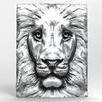 Leon BAs-relief 5.1.jpg Lion 5 CNC