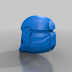 V10_Republic_commando_helmet.png Free 3D file Republic commando helmet - split for printing・3D print design to download