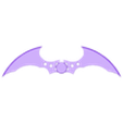Batman Arkham Batarang obj.obj Batman Arkham Batarang