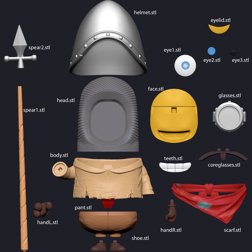 👹 Minion and monster・ 3D File for 3D printing・Cults
