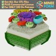Plant-Cell-Education-Model.jpg Plant Cell Educational Model with Removable Organelles MineeForm FDM 3D Print STL File