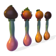 006.png Kawaii Fruit Spoon Set (4 Pack)