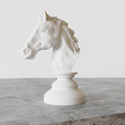horse-pedestal.png Horse head pedestal model STL