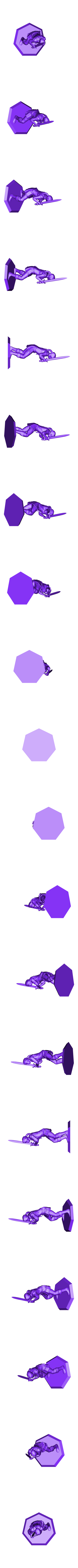 FemaleKnight_SwordReady_PolyBase.stl Cavaleiro feminino (várias poses)