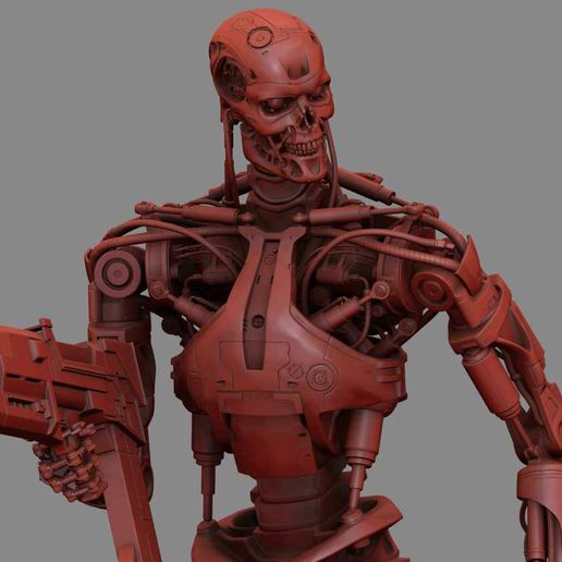 Снимок-75.jpg Terminator T-800 Endoskeleton Rekvizit T2 V2 High Detal