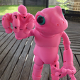 4.png Froggy: the 3D printed ball-jointed frog doll