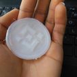 DSCN3387.jpg BINANCE BNB 3D Printable Cryptocurrency Coin