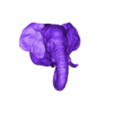 800K.stl Descargar archivo OBJ Cabeza de elefante • Plan para imprimir en 3D, guninnik81