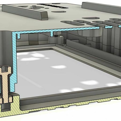 2023-11-20-22_27_26-Autodesk-Fusion-360-Personal-Not-for-Commercial-Use.jpg Sovol Klipper Screen cooling fan case SV07, SV07+, SV06, SV06 Plus