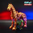 Flexi-Factory-Cyber-Horse_04.jpg Flexi Factory Cyber Horse e Unicórnio com 3MF incluído!