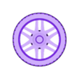Minority Report Wheel.stl Carrocería de Minority Report 2054 a escala 1:28 con chasis ficticio (MiniZ LM)